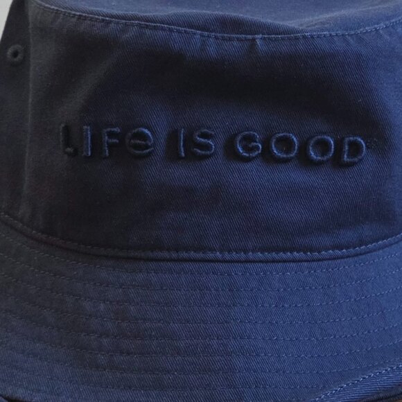 Life is Good Wordmark Bucket Hat/Cap Unisex - Picture 3 of 6